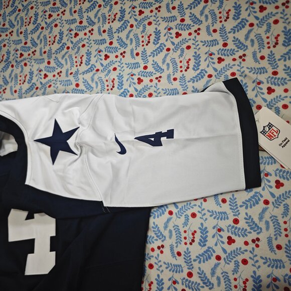 Dak Prescott Dallas Cowboys blue jersey No. 4 - Picture 5 of 7